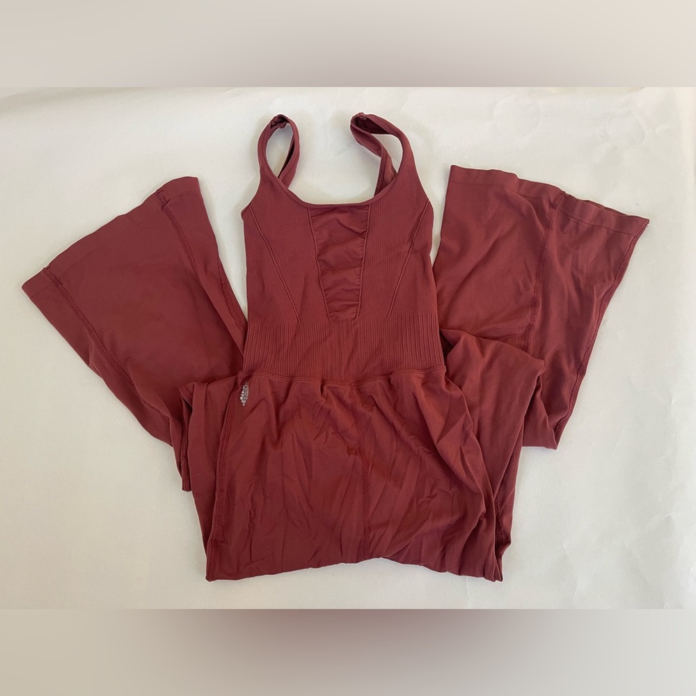 Free People FP Movement Good Karma Flare Onesie Size S - Picture 4 of 6